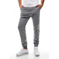 Брюки на резинке серые