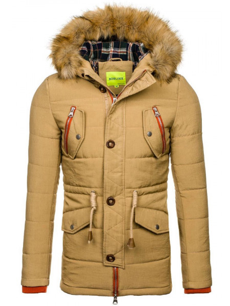 Парка бежевая