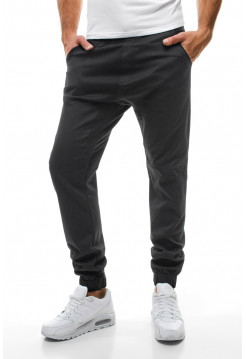 Брюки на резинке черные