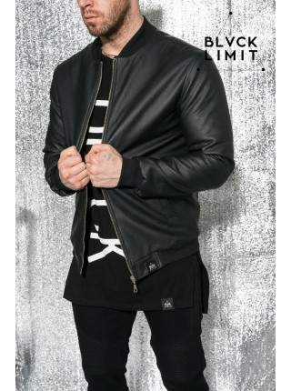 Бомбер кожзам