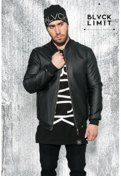 Бомбер кожзам