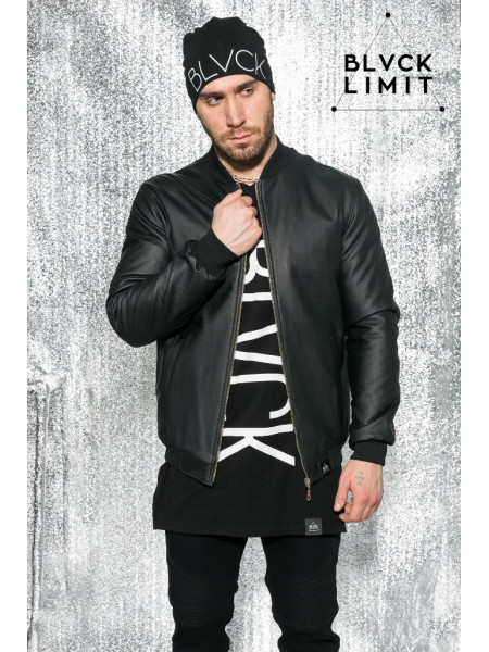 Бомбер кожзам