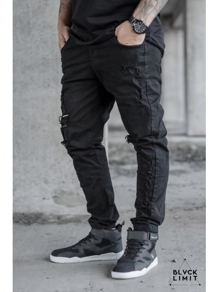 Джинсы рваные