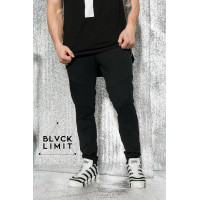 Спортивные брюки c тканевыми вставками