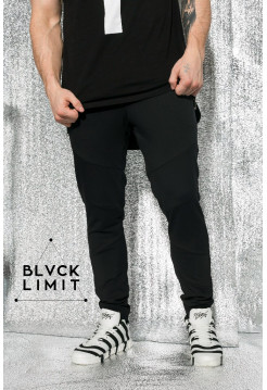 Спортивные брюки c тканевыми вставками