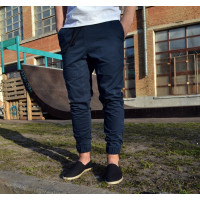 Чиносы на резинке с карманами