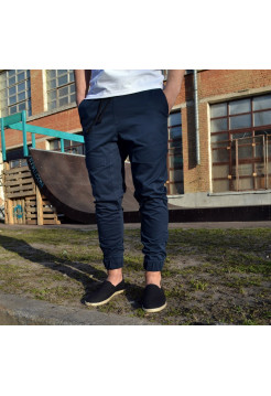 Чиносы на резинке с карманами