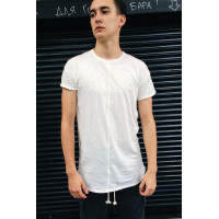 Футболка удлиненная со швом