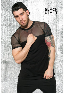 Футболка сетка на половину