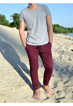 Футболка c карманом серая