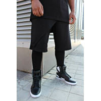 Шорты черные с запАхом