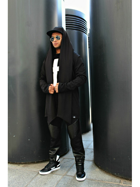 Мантия с кожаными рукавами