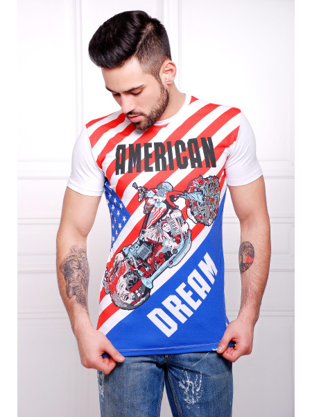 Мотоцикл Футболка Men-2В