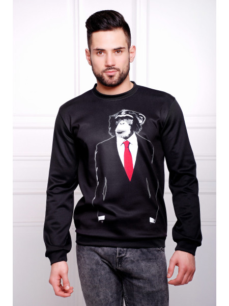 Обезьяна в галстуке Свитшот №2 Men (весна) д/р