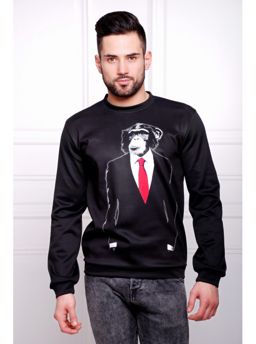 Обезьяна в галстуке Свитшот №2 Men (весна) д/р ps00-00000156_000015520