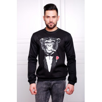 Обезьяна с цветком Свитшот №2 Men (весна) д/р