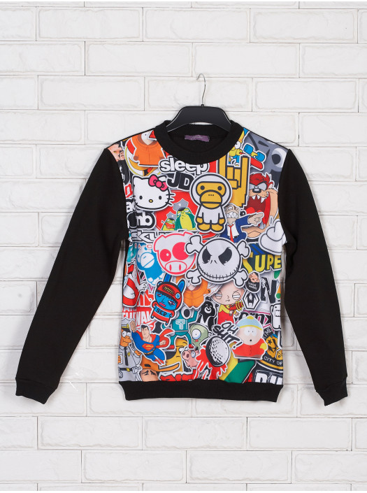 JDM style кофта Свитшот 2 д/р psФР-00001138_000004627