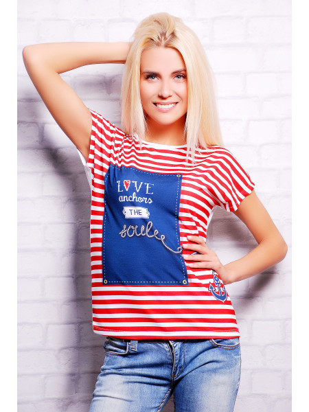 Якорь футболка Кимоно