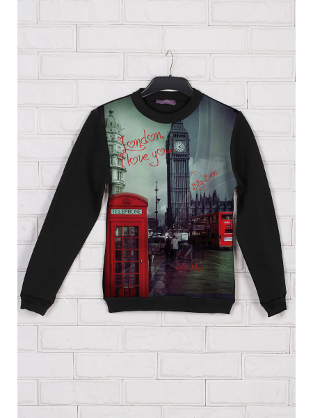 Лондон кофта Свитшот №3 (весна) д/р