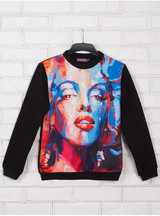Мэрлин Монро кофта Свитшот 2 д/р psФР-00001138_000004640