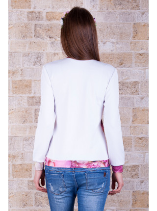 Розы №2 кофта Свитшот №3 (весна) д/р