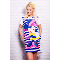 Полоска Minnie футболка Фрак-2