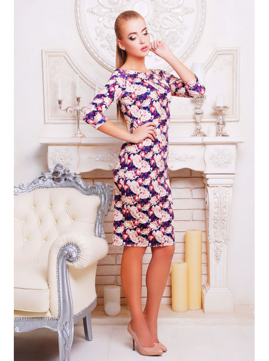 Розы платье Лоя-1Ф д/р psФР-00002060_000013374