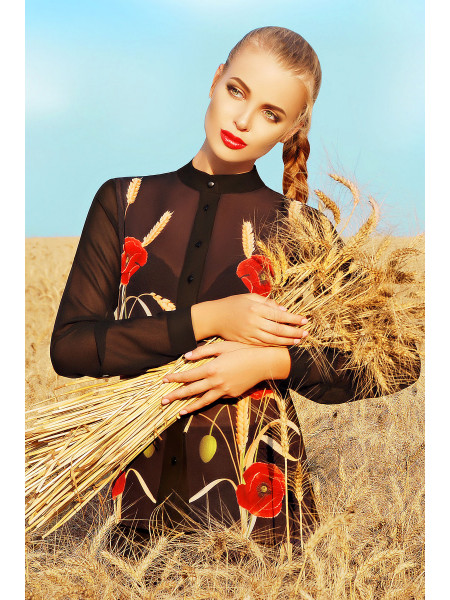 Маки блуза Лекса 3Ш д/р