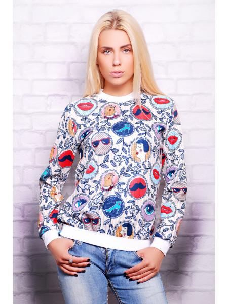 Зеркала кофта Свитшот №1 (весна) д/р