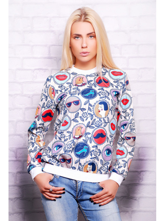 Зеркала кофта Свитшот №1 (весна) д/р psФР-00001392_000010172