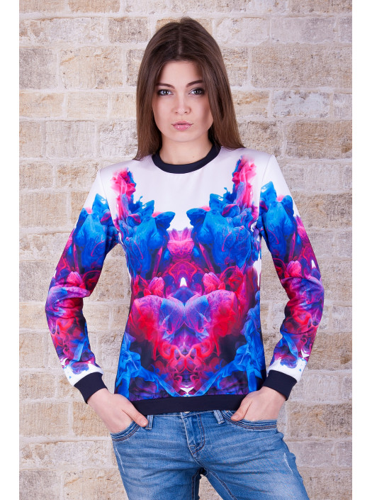 Симметрия кофта Свитшот №1 (весна) д/р psФР-00001392_000006982