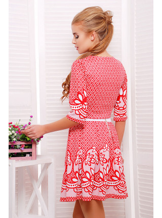 Узор красный Костюм Амадея