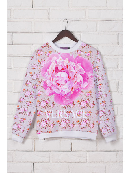 Пионы кофта Свитшот №1 (весна) д/р