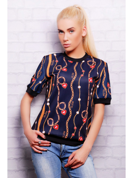 Цепочки кофта Свитшот №1 (весна) к/р