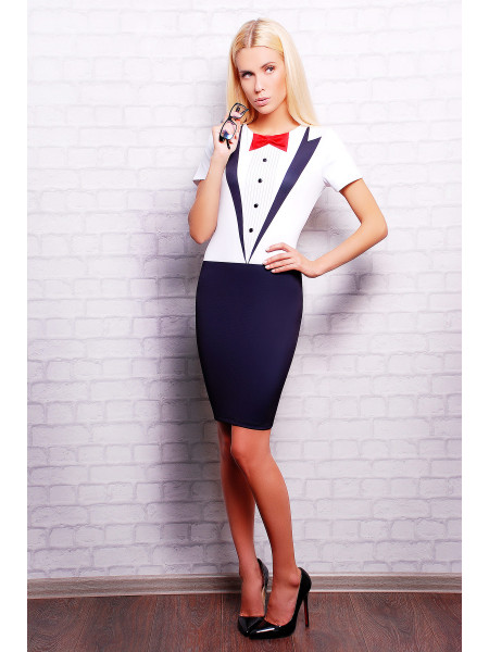 Галстук платье Лея-1 к/р