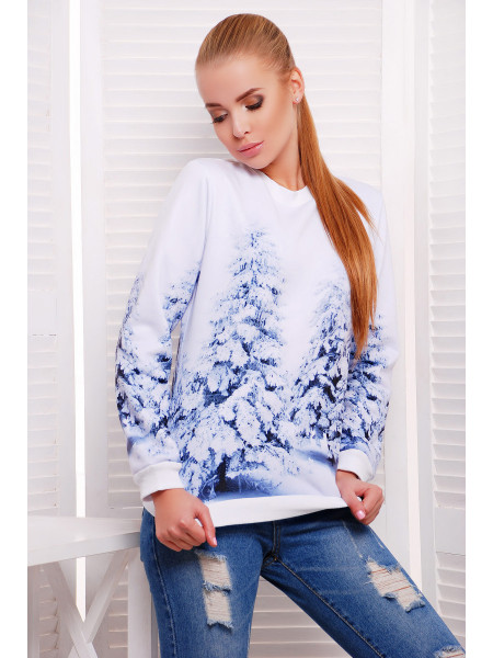 Елки кофта Свитшот 1 д/р