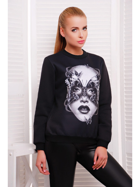 Butterfly кофта Свитшот 2 д/р