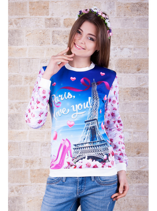 Love Paris кофта Свитшот №3 (весна) д/р psФР-00001393_000007254