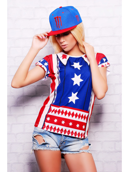 Америка футболка Кимоно