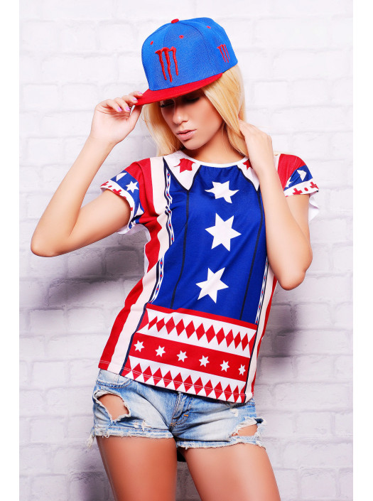 Америка футболка Кимоно psФР-00001637_000009492