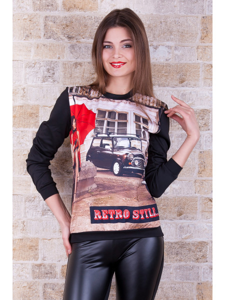 Ретро кофта Свитшот №2 (весна) д/р