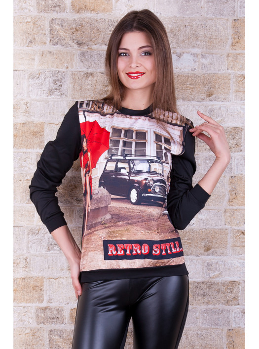 Ретро кофта Свитшот №2 (весна) д/р psФР-00001395_000007118