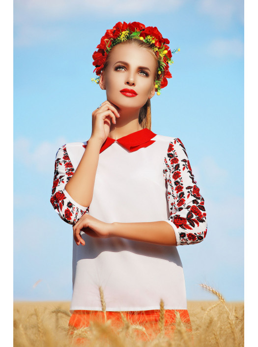 Червона Рута блуза Тамила3 д/р psФР-00001737_000010560