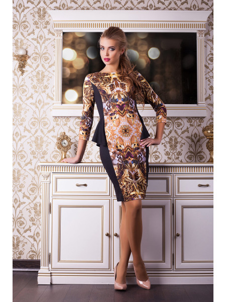 Золото платье Богемия д/р
