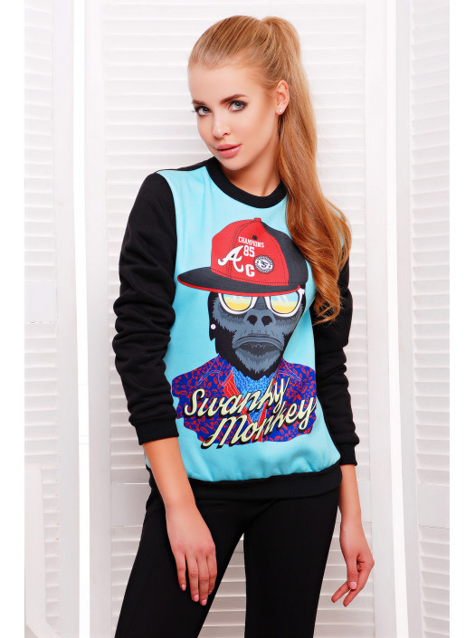 Swanky Monkey кофта Свитшот №2Д д/р psФР-00002153_000013896