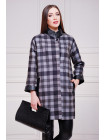 Клетка серо-черная пальто Клоди2 ps00-00000110_000014668