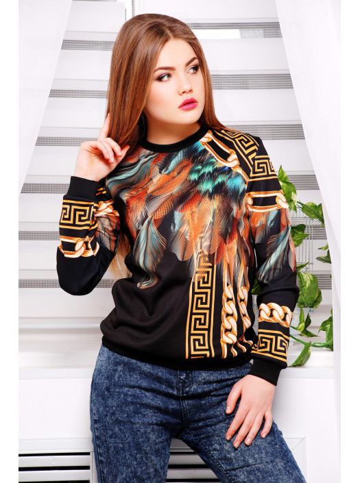 Перья-цепи кофта Свитшот №3 (весна) д/р psФР-00001393_000015505