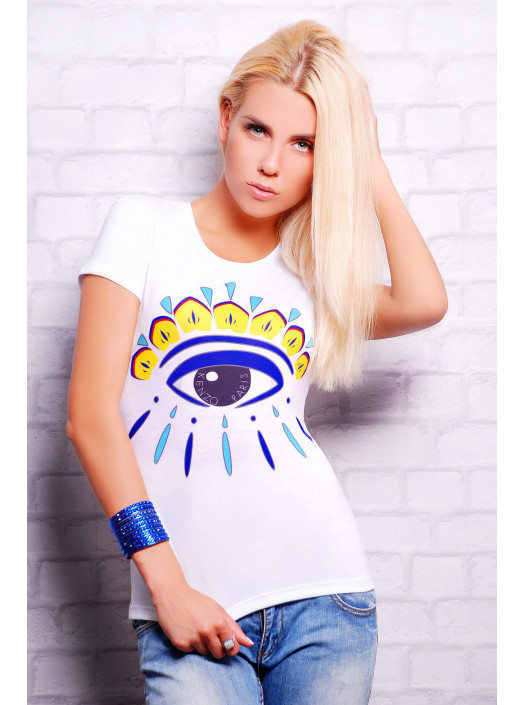 Глаз Кензо1 Футболка-2В psФР-00001668_000009795