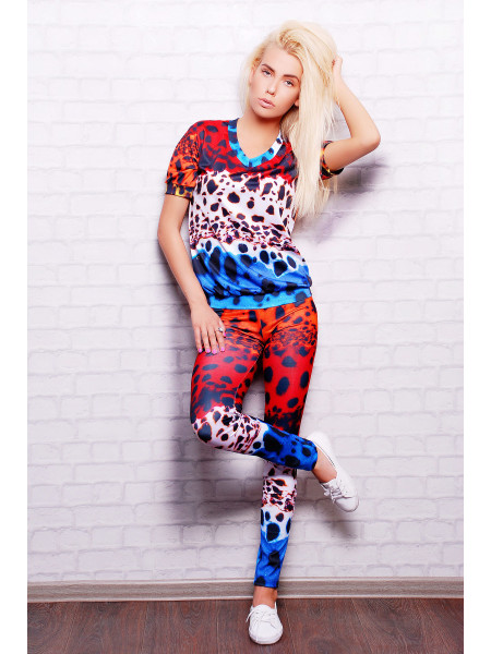 Разноцветный леопард Костюм Леся1
