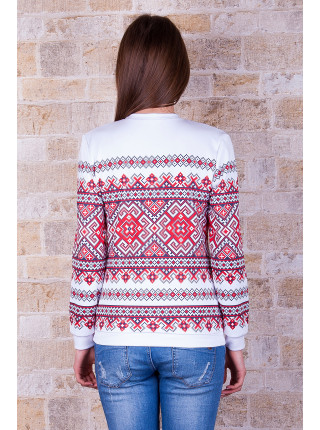 Украинский орнамент кофта Свитшот №1 (весна) д/р